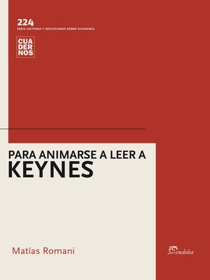 cover image of Para animarse a leer a Keynes
